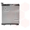 Image de Van Wezel - RADIATOR VOOR MERCEDES BENZ BUS 207-410 1977-1995 6015005103