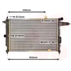 Image de Van Wezel - RADIATOR VOOR OPEL VECTRA A 1988-1995 03096381