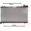 Image de Van Wezel - RADIATOR VOOR SUBARU FORESTER 1997-2002 45111GS660