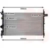 Image de Van Wezel - RADIATOR VOOR OPEL KADETT E 1984-1993 1300099