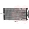 Image de Van Wezel - RADIATOR VOOR VW GOLF III 1991-1997 1H0121253R