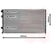 Image de Van Wezel - RADIATOR VOOR VW PASSAT B3 1988-1993 1H0121253L
