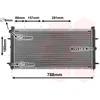Image de Van Wezel - RADIATOR VOOR VW TRANSPORTER CARAVELLE 1996-2003 701121253D