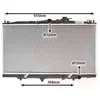 Image de Van Wezel - RADIATOR VOOR HONDA ACCORD EU 1995-1998