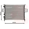Image de Van Wezel - RADIATOR VOOR RENAULT 19 1992-1995 7700786444