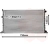 Image de Van Wezel - RADIATOR VOOR VW GOLF IV 1997-2006 1E0121253A