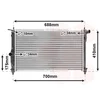 Image de Van Wezel - RADIATOR VOOR DAEWOO LANOS 1998-2009 96182261