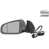 Image de VanWezel 0325817 - Rétroviseur éléctrique complet gauche pour Audi A4 de 11/2000 au 10/2004