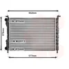 Image de Van Wezel - RADIATOR VOOR FIAT PALIO 1997-2001 46449104