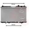 Image de Van Wezel - RADIATOR VOOR HONDA CR-V 1997-2002 19010P3F901