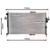 Image de Van Wezel - RADIATOR VOOR OPEL COMBO C 2000-2003 09196694