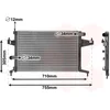 Image de Van Wezel - RADIATOR VOOR OPEL COMBO C 2000-2003 09201956
