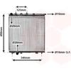 Image de Van Wezel - RADIATOR VOOR CITROEN C2 2003-2008 1330E6
