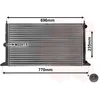Image de Van Wezel - RADIATOR VOOR FORD GALAXY 1995-2000 7258107