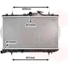 Image de Van Wezel - RADIATOR VOOR HYUNDAI ACCENT 1994-1997 2531022000