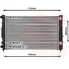 Image de Van Wezel - RADIATOR VOOR AUDI A4 B5 1994-1998 8D0121251C