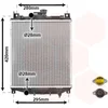 Image de Van Wezel - RADIATOR VOOR SUBARU JUSTY 1995-2003 1770080