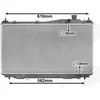 Image de Van Wezel - RADIATOR VOOR HONDA CIVIC 1999-2001 19010PMMA01
