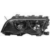 Image de BMW 3 serie E46, 1998 - 2002 - koplamp, H7+H7, incl stelmotor, zwart huis, rechts