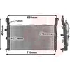 Image de Van Wezel - RADIATOR VOOR OPEL MERIVA A 2003-2006 1300252