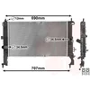 Image de Van Wezel - RADIATOR VOOR OPEL MERIVA A 2003-2006 1300260
