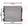 Image de Van Wezel - RADIATOR VOOR NISSAN KUBISTAR 2003-2008 2140000QA2