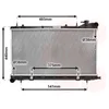 Image de Van Wezel - RADIATOR VOOR SUBARU FORESTER 2002-2005 45111SA030