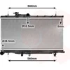 Image de Van Wezel - RADIATOR VOOR SUBARU IMPREZA 2001-2002 45111FE100