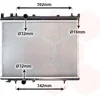 Image de Van Wezel - RADIATOR VOOR PEUGEOT 206 1998-2009 96483977