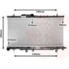 Image de Van Wezel - RADIATOR VOOR SUBARU IMPREZA 1992-1997 45111FE000