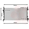 Image de Van Wezel - RADIATOR VOOR FORD TRANSIT CONNECT 2003-2006 1365997