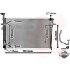 Image de Van Wezel - RADIATOR VOOR HYUNDAI TUCSON 2005-2009 253102E800