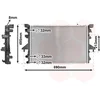 Image de Van Wezel - RADIATOR VOOR VW TRANSPORTER T5 2003-2009 7H0121253F