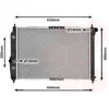 Image de Van Wezel - RADIATOR VOOR CHEVROLET AVEO 2008-2011 91817345