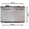 Image de Van Wezel - RADIATOR VOOR HONDA CIVIC HB 2006-2011 19010RSAG01