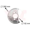 Image de Van Wezel - REMSCHIJF BESCHERMER VOOR VW TRANSPORTER T3 1979-1992 251407339A