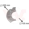Image de Van Wezel - REMSCHIJF BESCHERMER VOOR AUDI A3 8L 1996-1999 1J0615312A