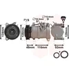 Image de Van Wezel - AIRCO COMPRESSOR VOOR CHRYSLER VOYAGER 2001-2008 5005440AA