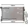 Image de Van Wezel - RADIATOR VOOR MERCEDES BENZ C-CLASS W204 2007-2011 2045000203