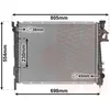 Image de Van Wezel - RADIATOR VOOR DODGE RAM 2002-2006 52028830AE