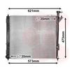 Image de Van Wezel - RADIATOR VOOR HYUNDAI SANTAFE 2007-2009 253102B850