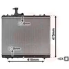 Image de Van Wezel - RADIATOR VOOR SUZUKI SWIFT 2010-2017 1770069L00