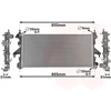 Image de Van Wezel - RADIATOR VOOR CITROEN JUMPER 2006-2014