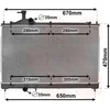 Image de Van Wezel - RADIATOR VOOR MITSUBISHI OUTLANDER 2012-2015 1350A601