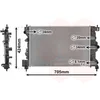 Image de Van Wezel - RADIATOR VOOR CHEVROLET AVEO 2011-2017 1300342