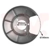 Image de Van Wezel - REMSCHIJF BESCHERMER VOOR FORD GALAXY 2006-2010 1379972