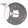 Image de Van Wezel - REMSCHIJF BESCHERMER VOOR MERCEDES BENZ CLS-CLASS C219 2005-2011 2304200144