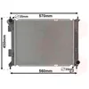 Image de Van Wezel - RADIATOR VOOR HYUNDAI IX20 2010-2019 253101P200