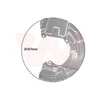 Image de Van Wezel - REMSCHIJF BESCHERMER VOOR VOLVO S60 2000-2004 30645114
