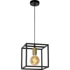 Image de Lucide RUBEN - Hanglamp - 1xE27 - Zwart